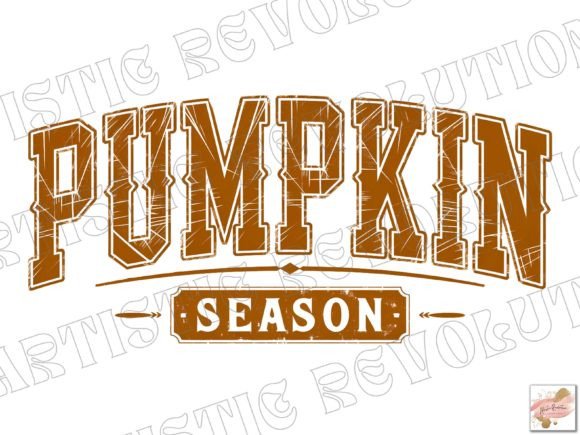 Autumnal Aesthetics: Pumpkin Season Png Retro Fall Png Design