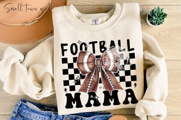 Coquette Bow Football Mama PNG: Designing with Style & Spirit