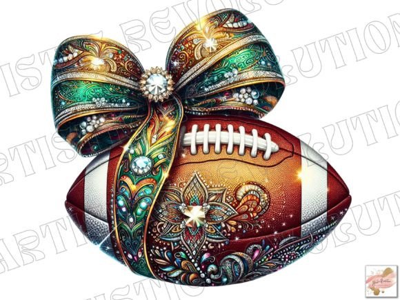 Coquette Football PNG: Versatile Design for Creative Projects