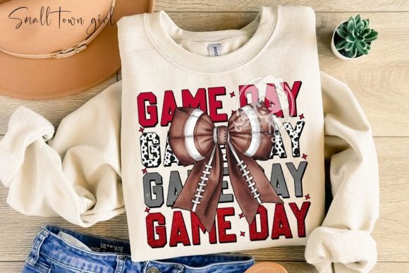 Game Day Football Bow PNG: Elevate Your Creative Projects