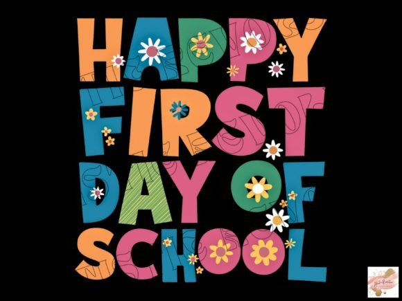 Happy First Day of School: Designing with Vibrant Sublimation Assets