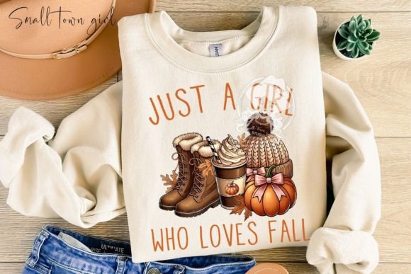 Just a Girl Who Loves Fall Png: A Designer's Seasonal Asset