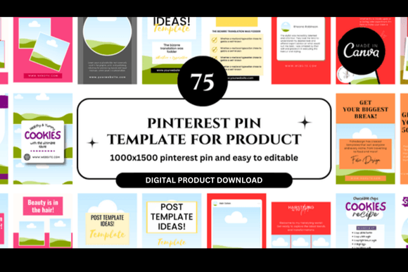 Pinterest Template Bundle: Elevate Your Visual Design Workflow