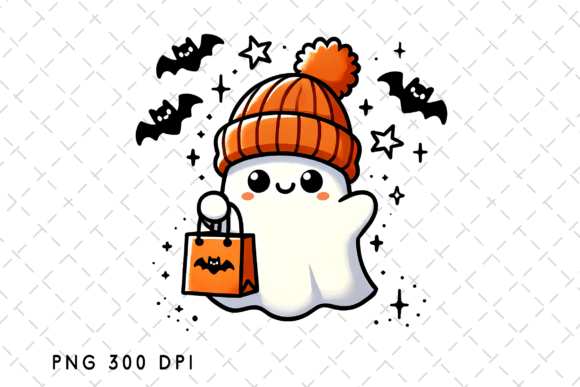 Spooky Cute Ghost PNG: Elevate Your Halloween Design Projects