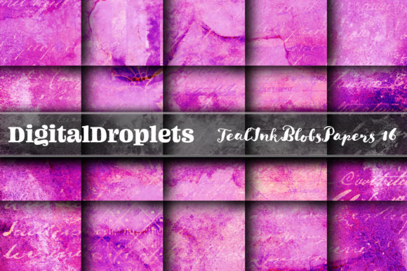Teal Ink Blobs Vol. 16: Elevate Your Visual Design